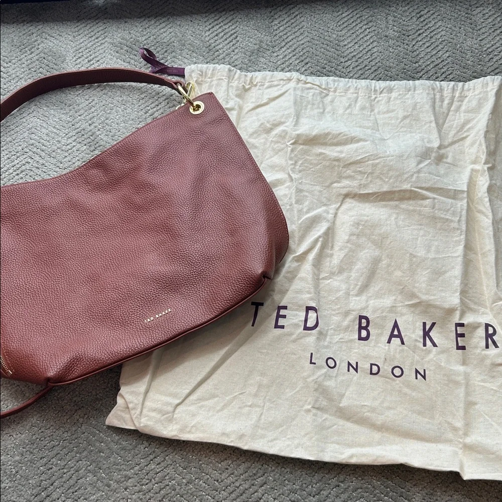 Ted Baker Rich Brown Shoulder Bag Leather Bag - Picture 9 of 11
